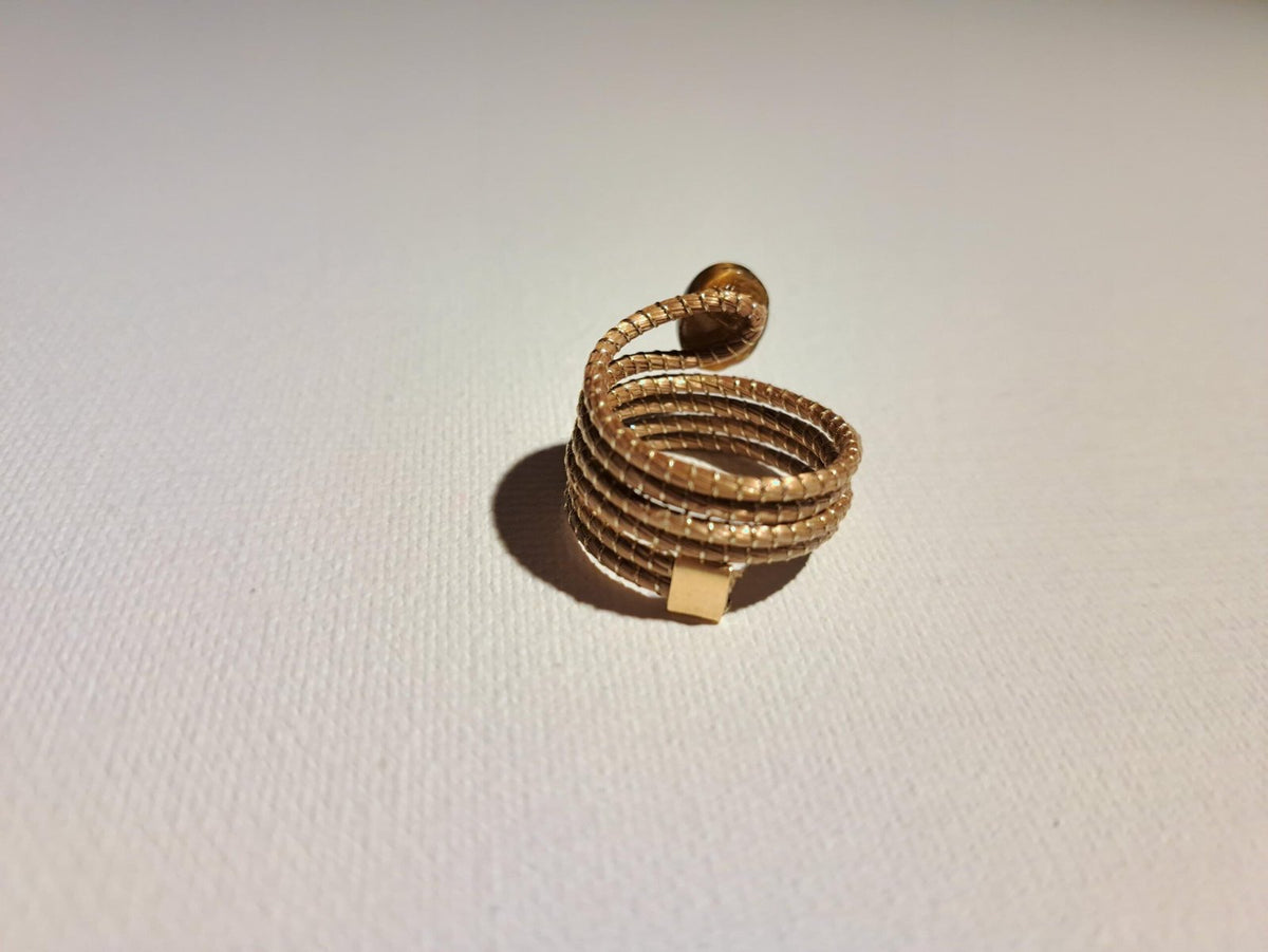 Bague artisanale en capim dourado, l’or végétal du Brésil