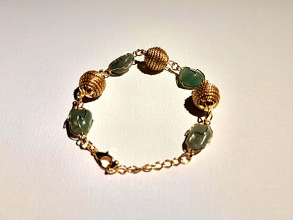 Bracelet artisanal en capim dourado, l’or végétal du Brésil