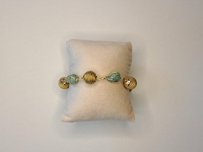 Bracelet artisanal en capim dourado, l’or végétal du Brésil