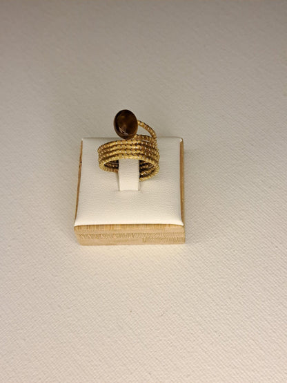 Bague artisanale en capim dourado, l’or végétal du Brésil