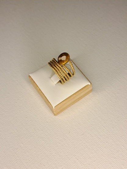 Bague artisanale en capim dourado, l’or végétal du Brésil
