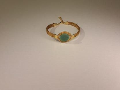Bracelet artisanal en capim dourado, l’or végétal du Brésil