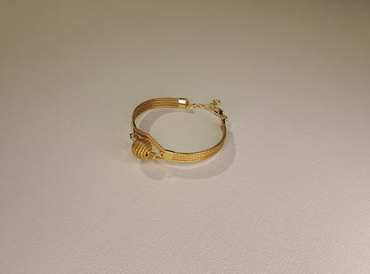 Bracelet artisanal en capim dourado, l’or végétal du Brésil