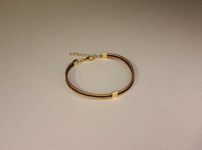 Bracelet artisanal en capim dourado, l’or végétal du Brésil