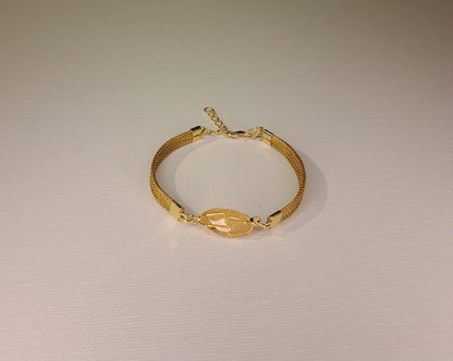 Bracelet artisanal en capim dourado, l’or végétal du Brésil