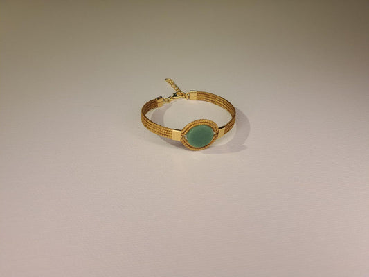 Bracelet artisanal en capim dourado, l’or végétal du Brésil