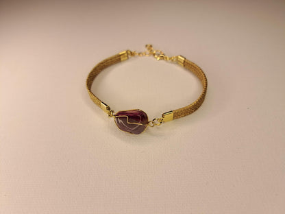 Bracelet artisanal en capim dourado, l’or végétal du Brésil