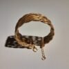 Bracelet en capim dourado (or végétal) du Brésil.