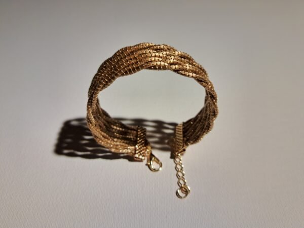 Bracelet en capim dourado (or végétal) du Brésil.