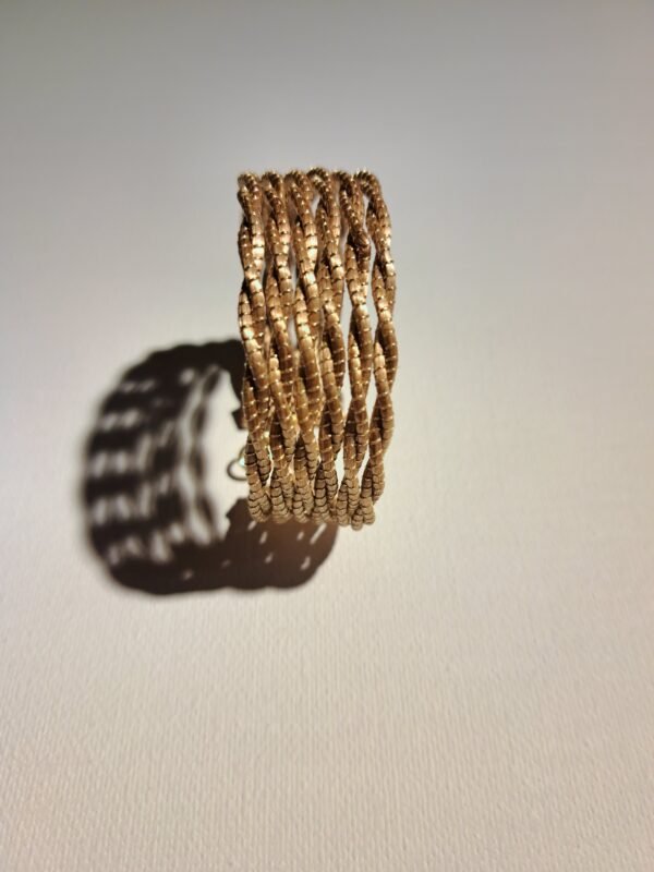 Bracelet en capim dourado (or végétal) du Brésil.