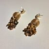 Boucles d’oreilles en capim dourado – or végétal artisanal