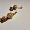 Boucles d’oreilles en capim dourado – or végétal artisanal