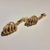 Boucles d’oreilles en capim dourado – or végétal artisanal