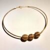 Collier artisanal en capim dourado, l’or végétal du Brésil
