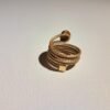 Bague artisanale en capim dourado, l’or végétal du Brésil