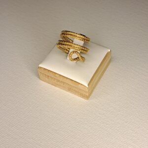 Bague artisanale en capim dourado, l’or végétal du Brésil