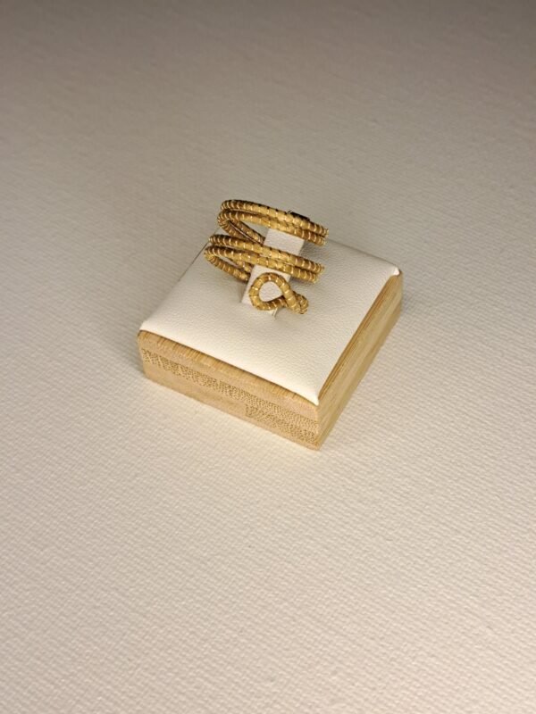 Bague artisanale en capim dourado, l’or végétal du Brésil