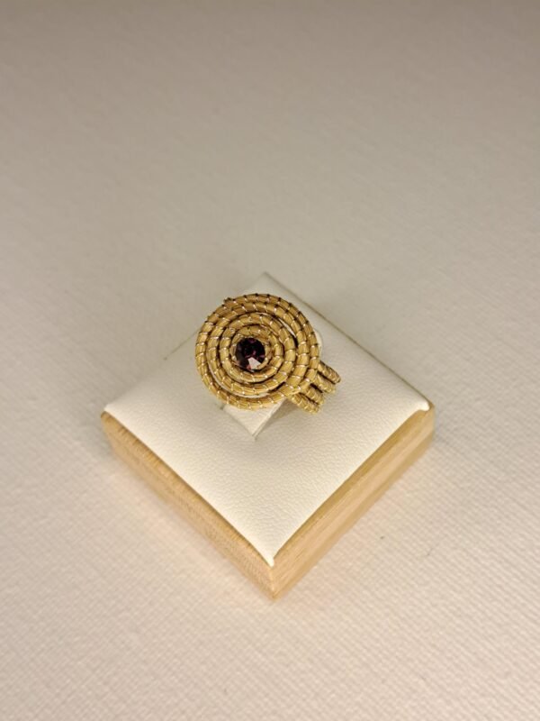 Bague artisanale en capim dourado, l’or végétal du Brésil
