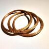 Bracelet artisanal en capim dourado, l’or végétal du Brésil