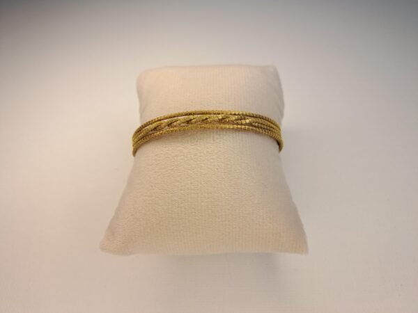 Bracelet artisanal en capim dourado, l’or végétal du Brésil