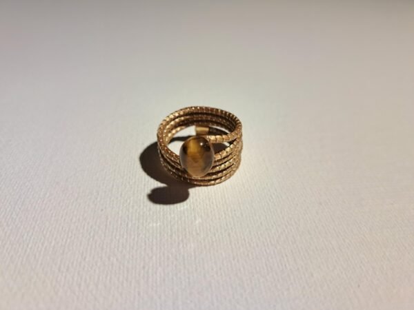 Bague artisanale en capim dourado, l’or végétal du Brésil