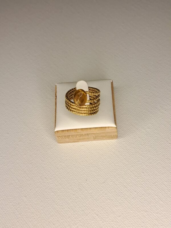 Bague artisanale en capim dourado, l’or végétal du Brésil