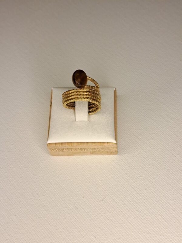 Bague artisanale en capim dourado, l’or végétal du Brésil
