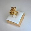Bague artisanale en capim dourado, l’or végétal du Brésil