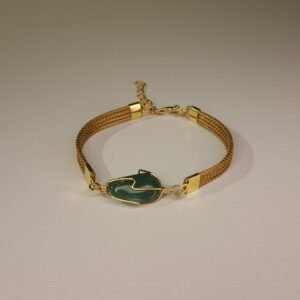 Bracelet artisanal en capim dourado, l’or végétal du Brésil