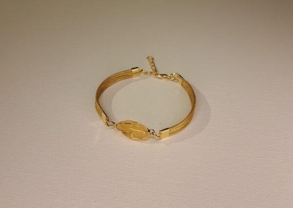 Bracelet artisanal en capim dourado, l’or végétal du Brésil