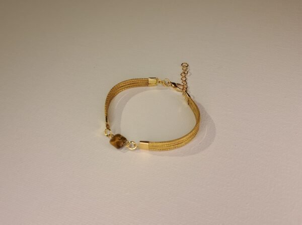 Bracelet artisanal en capim dourado, l’or végétal du Brésil