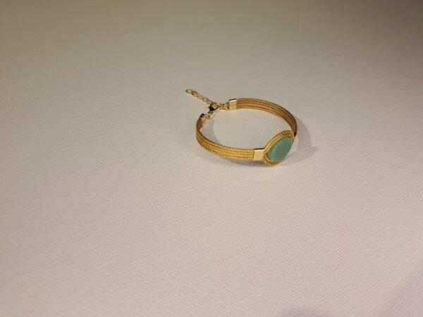 Bracelet artisanal en capim dourado, l’or végétal du Brésil