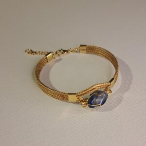 Bracelet artisanal en capim dourado, l’or végétal du Brésil