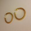 Boucles d'oreilles artisanales en capim dourado, l’or végétal du Brésil