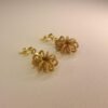 Boucles d'oreilles artisanales en capim dourado, l’or végétal du Brésil