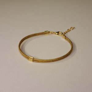 Bracelet artisanal en capim dourado, l’or végétal du Brésil