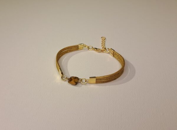 Bracelet artisanal en capim dourado, l’or végétal du Brésil