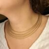 Collier artisanal en capim dourado, l’or végétal du Brésil