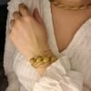 Bracelet artisanal en capim dourado, l’or végétal du Brésil