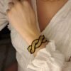 Bracelet artisanal en capim dourado, l’or végétal du Brésil