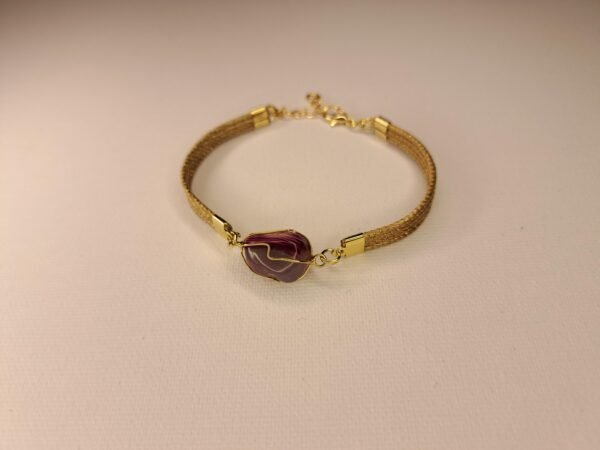 Bracelet artisanal en capim dourado, l’or végétal du Brésil