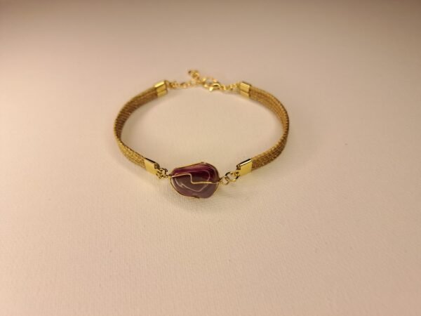 Bracelet artisanal en capim dourado, l’or végétal du Brésil