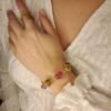 Bracelet artisanal en capim dourado, l’or végétal du Brésil