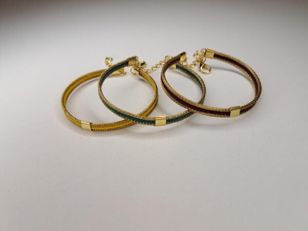 Bracelet artisanal en capim dourado, l’or végétal du Brésil