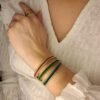 Bracelet artisanal en capim dourado, l’or végétal du Brésil