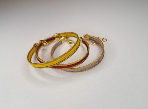 Bracelet artisanal en capim dourado, l’or végétal du Brésil