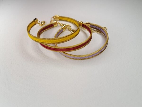 Bracelet artisanal en capim dourado, l’or végétal du Brésil