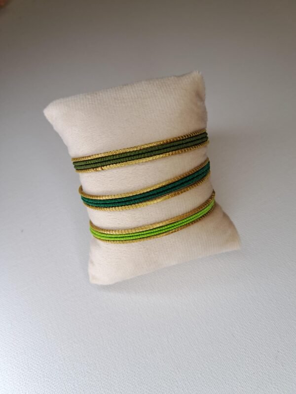 Bracelet artisanal en capim dourado, l’or végétal du Brésil