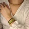 Bracelet artisanal en capim dourado, l’or végétal du Brésil