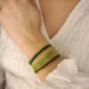 Bracelet artisanal en capim dourado, l’or végétal du Brésil